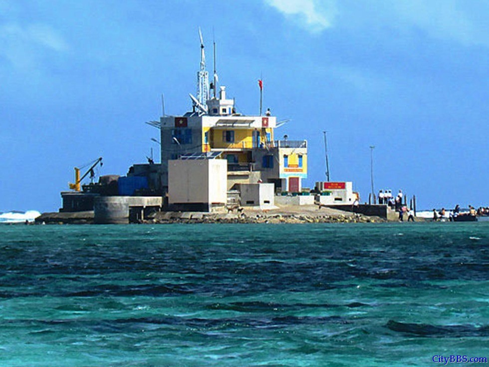 中国无忧越南遭殃 传南华礁人工陆地被摧毁 中国无忧越南遭殃 传南华礁人工陆地被摧毁