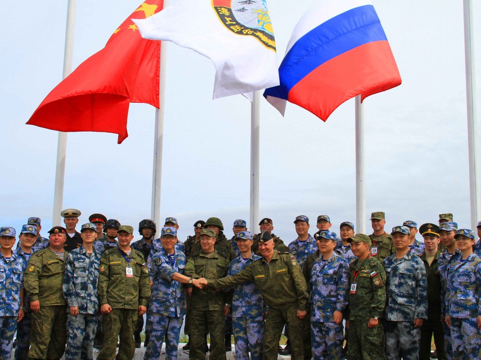 中俄两军联合立体登陆演习 中俄两军联合立体登陆演习