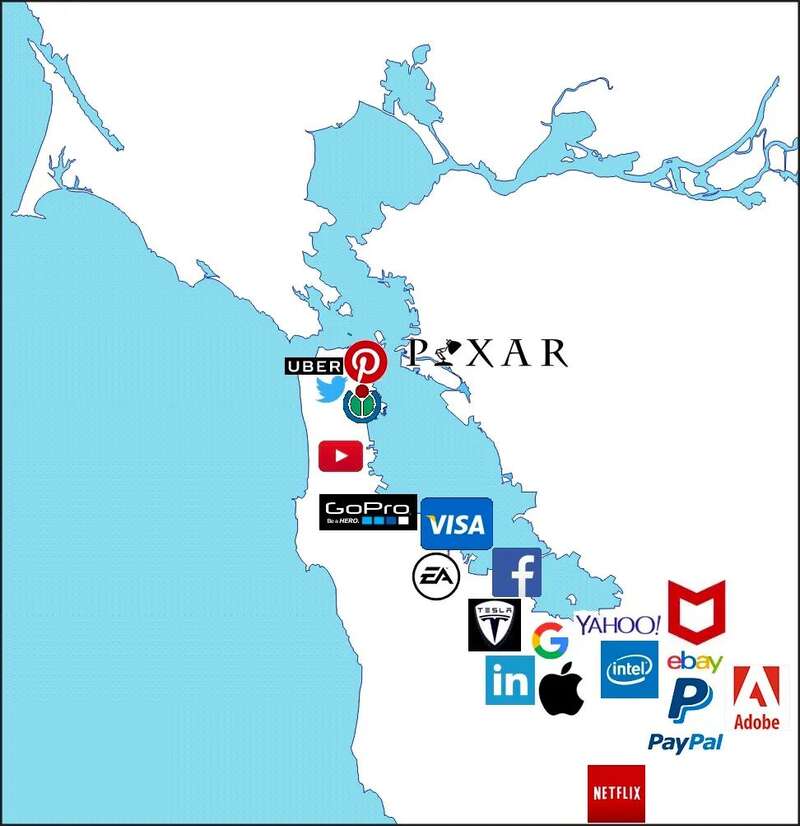 旧金山市在经济上非常依赖其互联网技术产业以及其他相关聚集产业