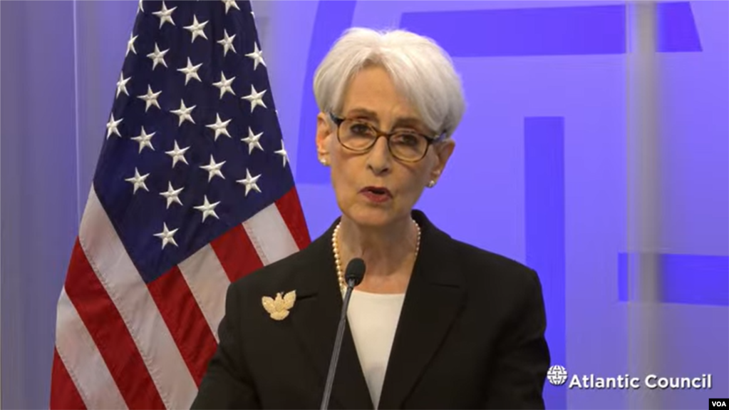 美国副国务卿谢尔曼2023年3月27日在大西洋理事会主办的一场活动上发言