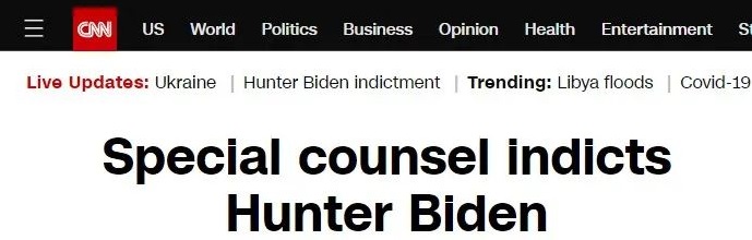 亨特拜登遭联邦重罪起诉总统被正式弹劾调查