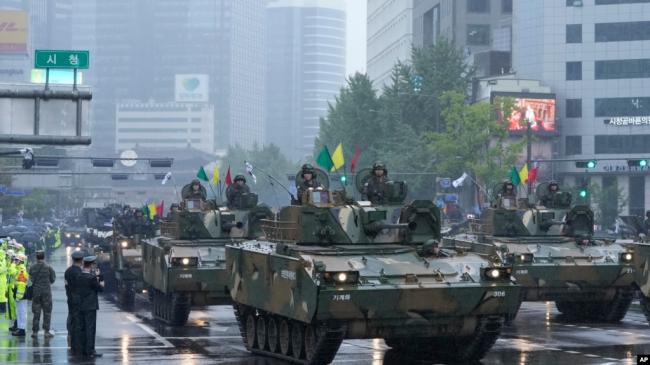 韩国2023年9月26日举行十年来的首次大规模阅兵