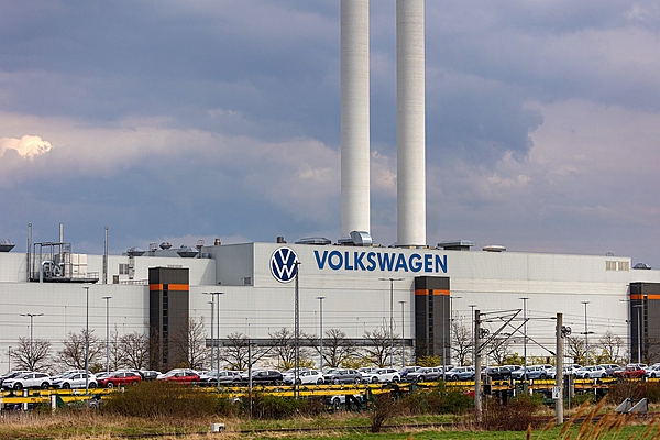 德国茨维考的一家大众汽车工厂