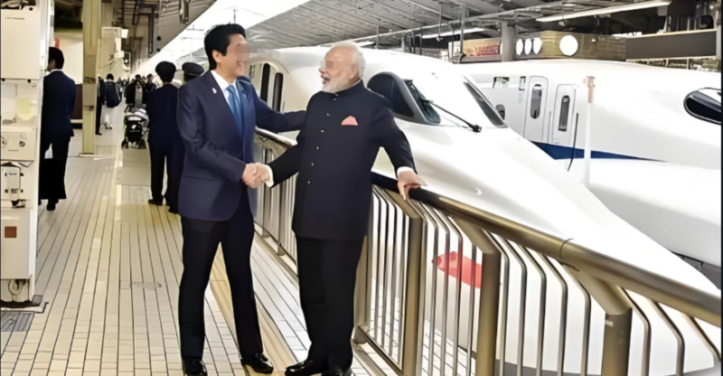 日本在2015年以不计成本的条件，从中国手上抢走印度高铁项目