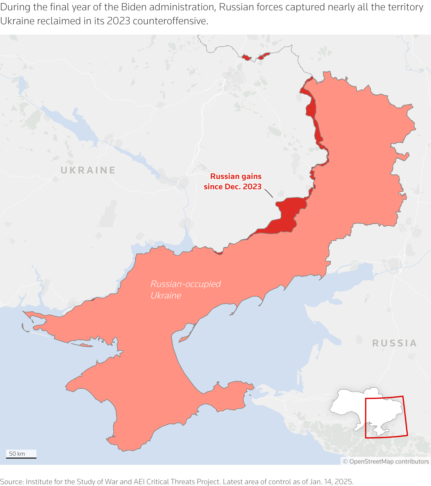 Map shows Russian advances in Ukraine Map shows Russian advances in Ukraine